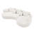 Curved Sofa With Ingenious Shape-445795874