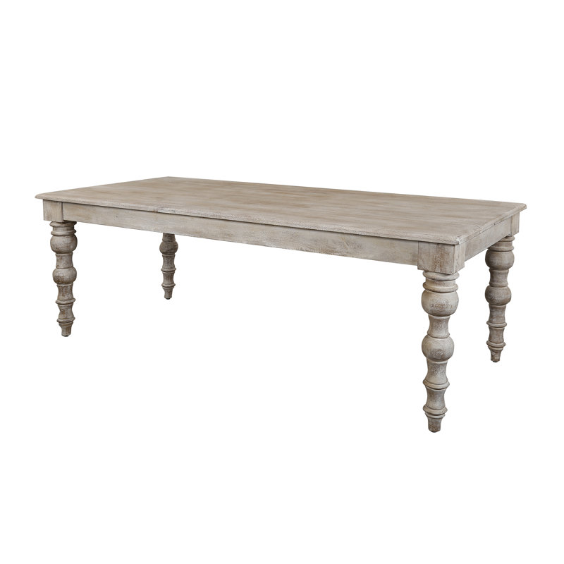 Imogen 84" Solid Wood Rectangular Dining Table