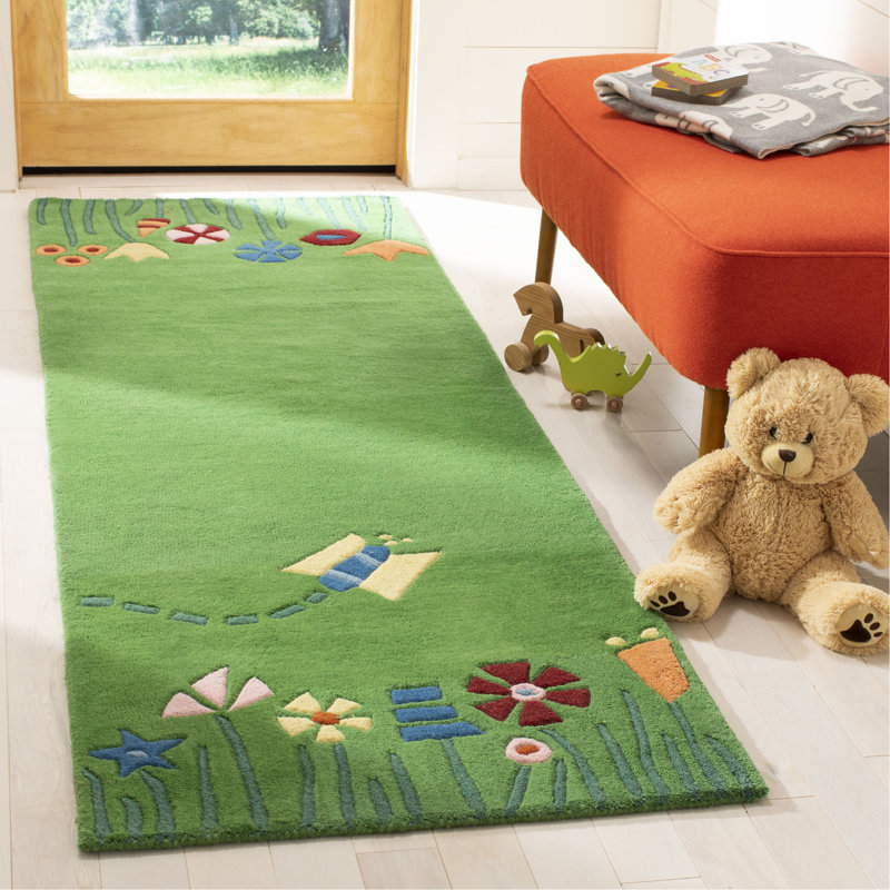 Claro Hand Tufted Indian Wool Rug, Runner 2'3" x 8'