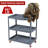 36.6'' H x 33.66'' W Utility Cart with Wheels