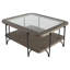 Tierras Glass Coffee Table