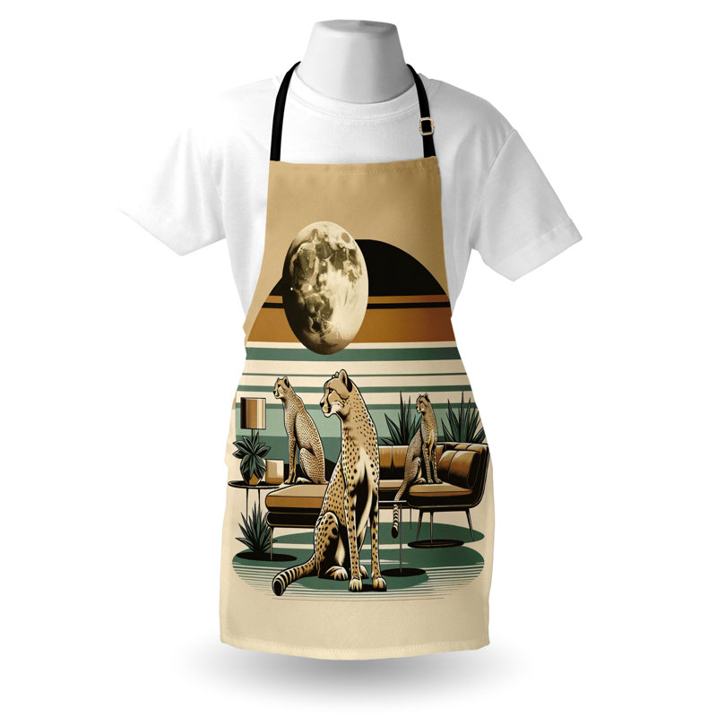 No Pattern Bib Apron