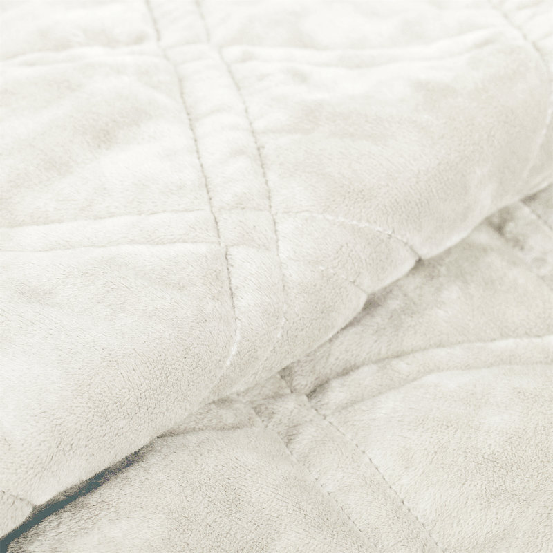 Ensemble de couette surdimensionné de 4 pièces en microfibre douce, Couette queen + 2 taies d'oreiller standard + cous