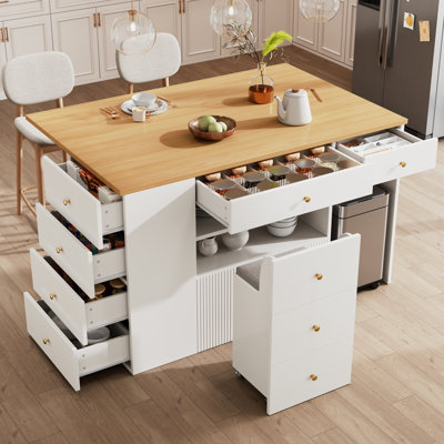 Wood Kitchen Island