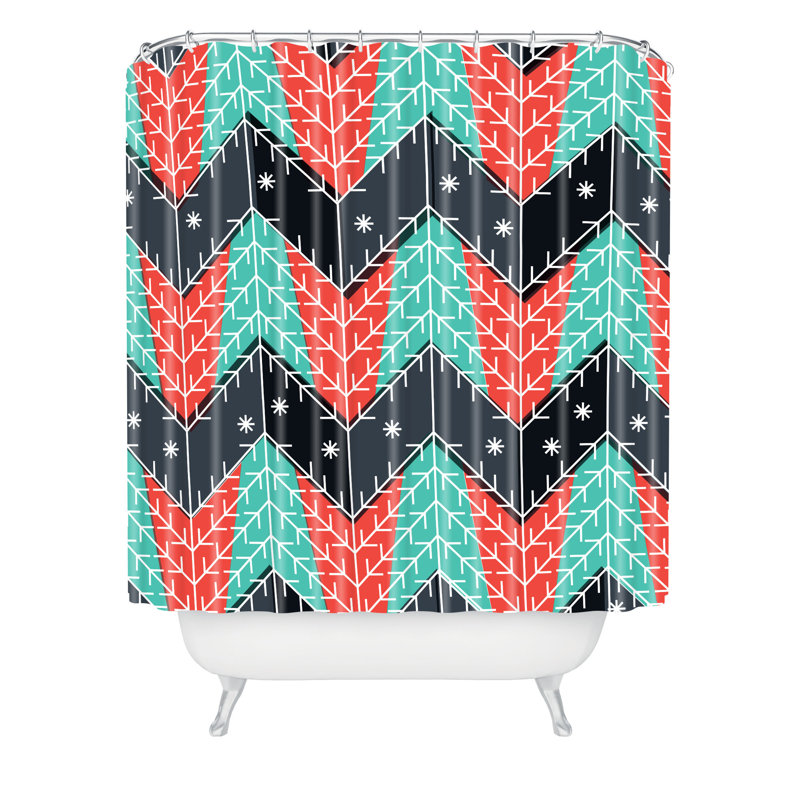 Sam Osborne Chevron Shower Curtain