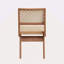 Ensemble de 2 chaises de salle à manger décontractées en rotin de style Mid-Century