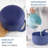 4-Piece Non-Slip Nesting Plastic Mixing Bowl Set with Pour Spouts and Handles-108333788