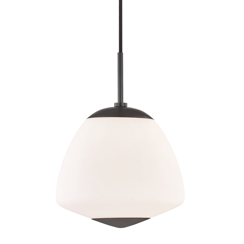 Darby 1 - Light Single Pendant, 13.75" H x 10" W x 10" D, Old Bronze