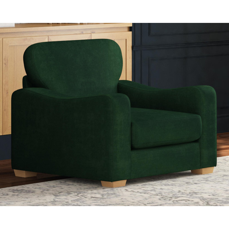Upholstered Armchair, Sable