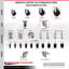 Roulettes pivotantes en caoutchouc dur-92142223