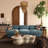 Tov Furniture Azalea Powder Blue Velvet Sofa-1386678669