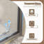 Porte de douche coulissante double en aluminium-116680758