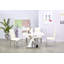 Edzard Dining Set with 4 Chairs-37090144