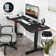 Kashif 55'' Electric Height Adjustable Standing Desk With 2 USB Ports, 3 Power Outlets, and 4 Casters, 2 Hooks