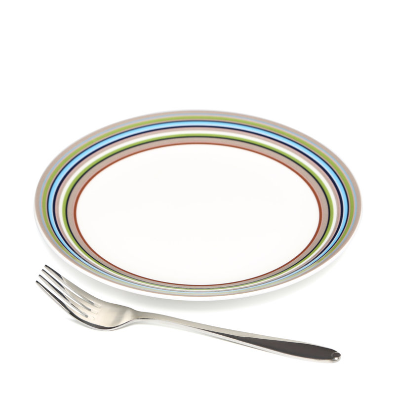 Iittala Origo 7.874" Salad Plate, Brown