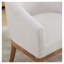 Chaise de salle à manger rembourrée Mid-Century