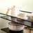 Accent Side Table with Bamboo Base-98284320