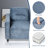Modern Sectional Sofa, Comfortable L-Shaped Fabric Couch for Small Space, Living Room Bedroom Office-1604995963