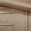 Édredon en faux suède beige très grand - 8 oz / yd2, tissu 7 pièces, look moderne-120945225