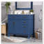 Meuble-lavabo moderne avec lavabo en céramique-357731926