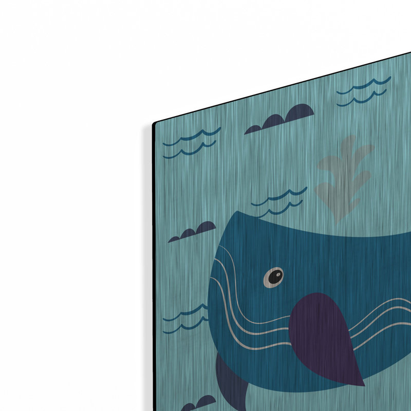 "Mignonne baleine 2" par Luxe, H 12 po x l 12 po