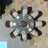 Balch 8 Seat Round Rattan Fire Pit Dining Set - with Lazy Susan