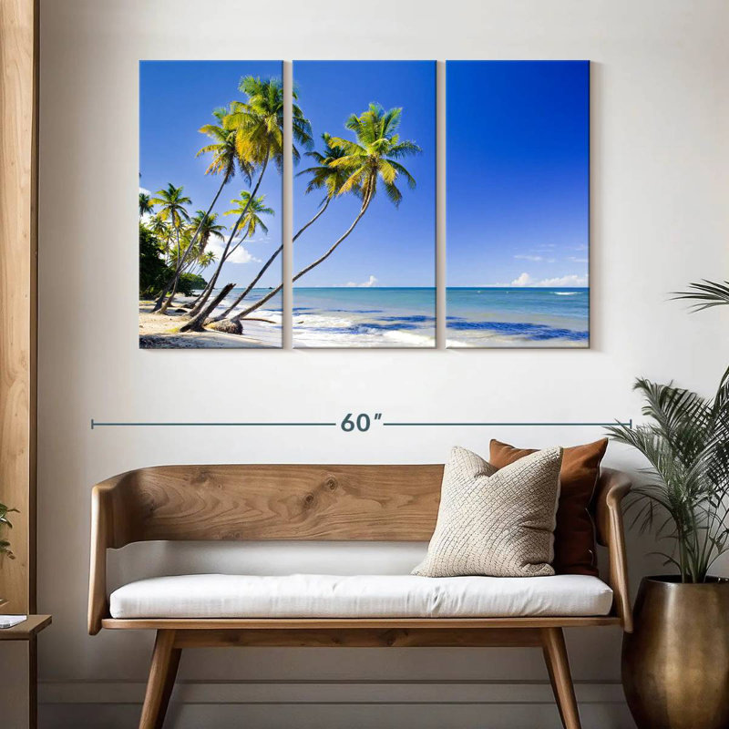 Gillard Trinidad Coast Palms, H 32 po x l 50 po