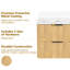 Ensemble de meuble-lavabo flottant 24 po avec lavabo simple Benford-1138250389