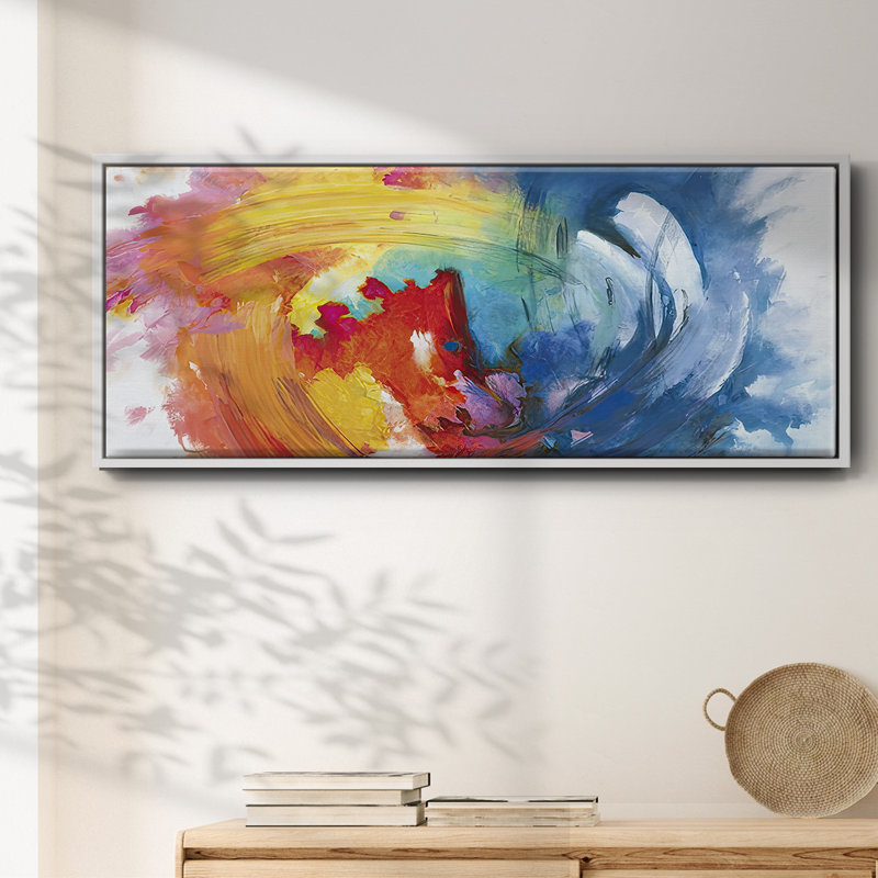 Calliope - Framed Canvas, 20" H x 50" W