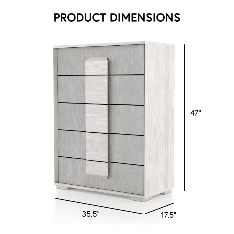 Juin 5-Drawer Chest