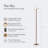 Sky 63" Red Modern LED Torchiere Floor Lamp With Adjustable Head-694015159