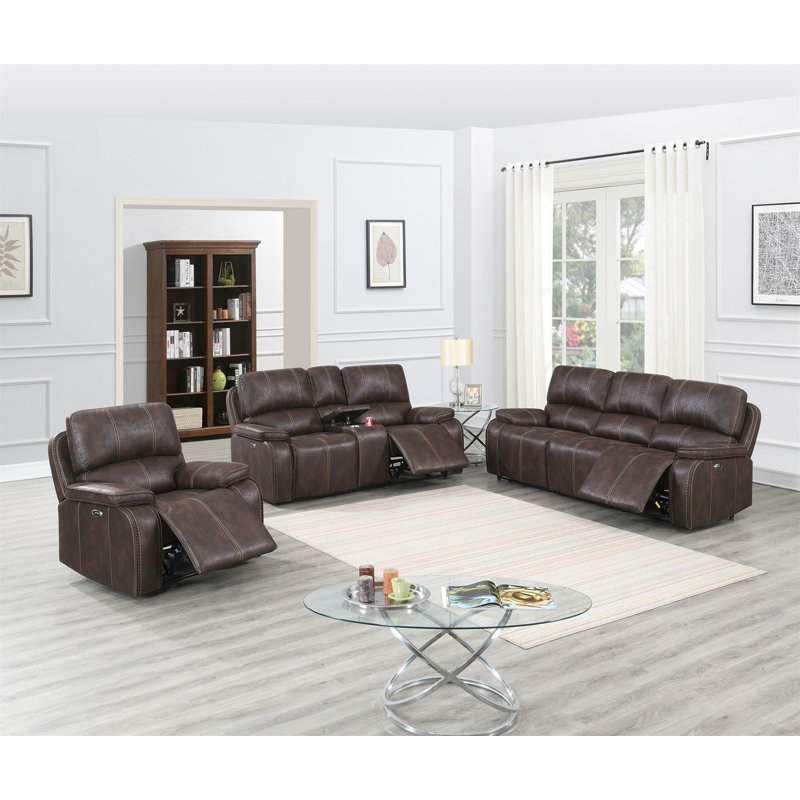 POWER LOVESEAT In Chocolate