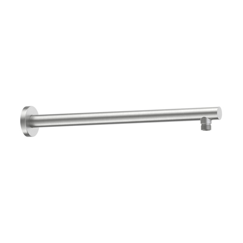 Circular 16" Wall Mounted Shower Arm, Brushed Nickel