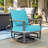 2-Piece All-Aluminum Outdoor Swivel Rocking Armchairs With Cushions-892307201