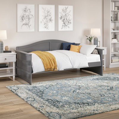 Lit de jour simple en bois massif Amalya