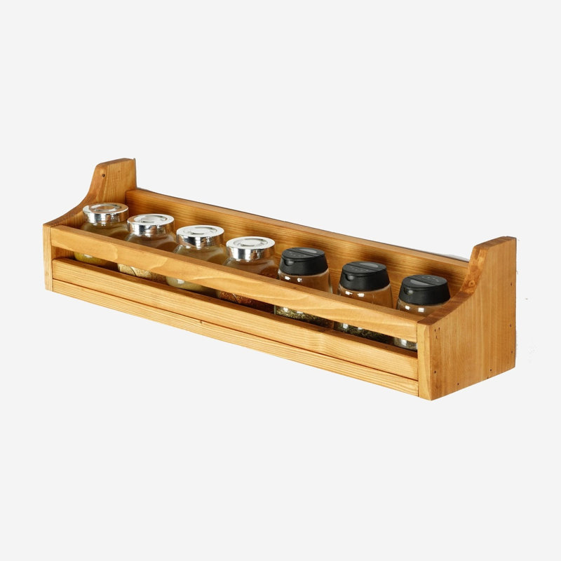 Support à épices rustique en bois