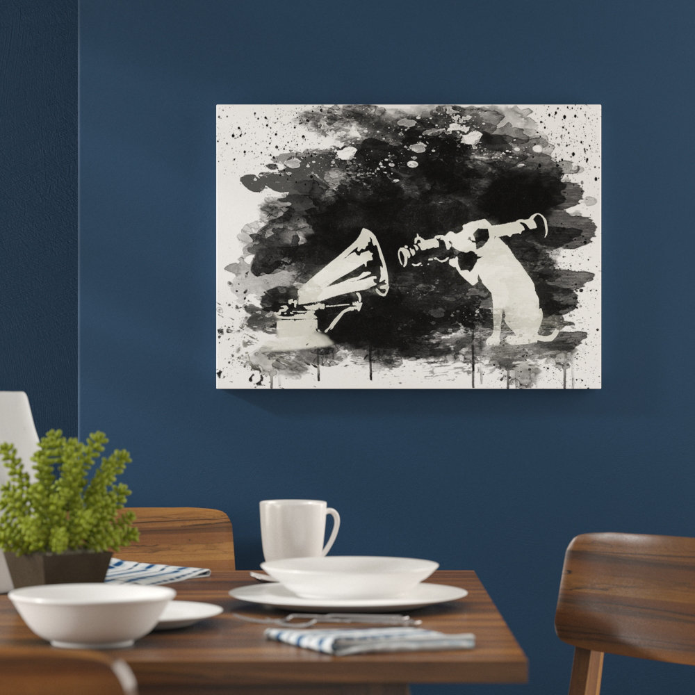 Banksy Dog Graffiti Wall Art - Frameless Print