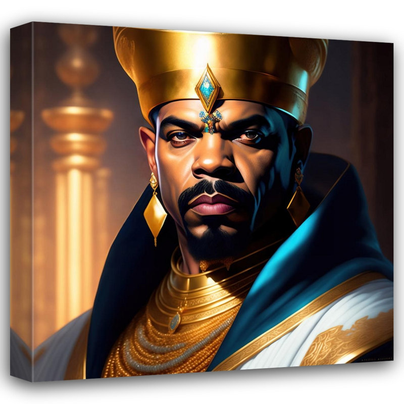 «Ice T» par Stephen Chambers - photographie sur toile tendue, H 15 po x l 15 po x P 1,5 po