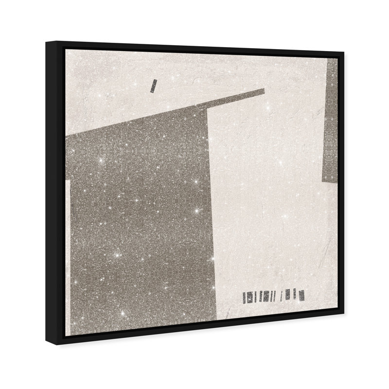 Structural Canvas Abstract Print by Oliver Gal, Black Frame, 12 x 12, 17"H x 17"W, Black Floater Frame