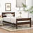 Bed With Headboard And Footboard,Rubber Wood Bed-2146521071