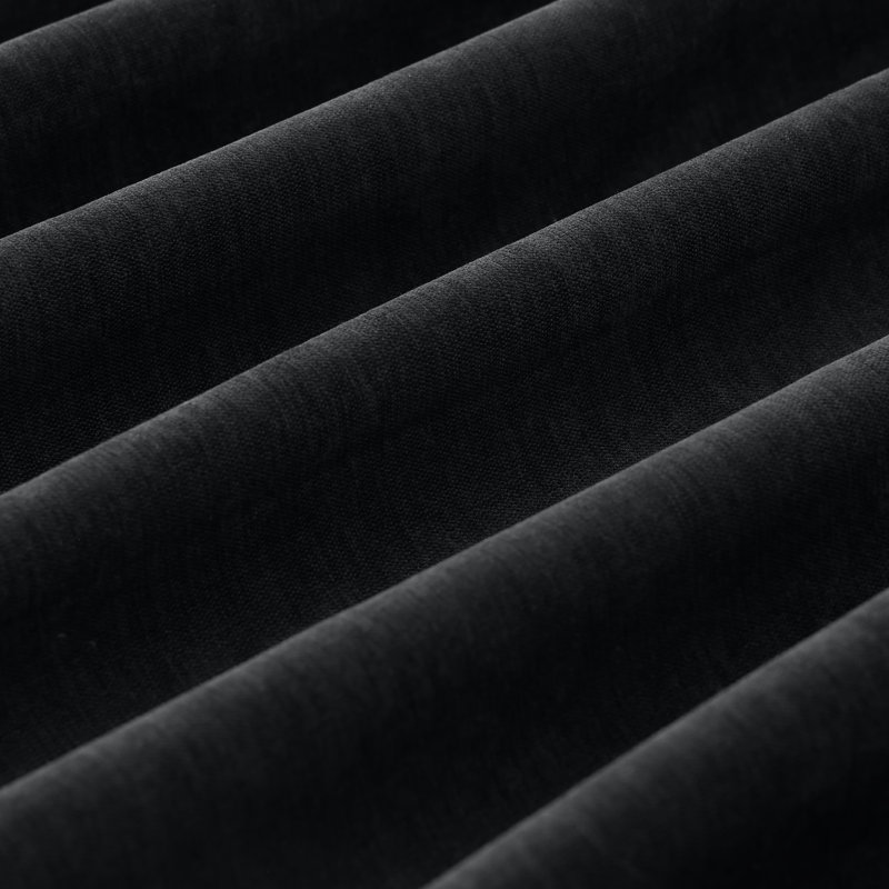 Canapé d'angle en chenille noire de 216 cm (85 po), rangement pour salon, design modulable flexible, chenille, coussins