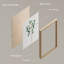 «Green Botanical Plants», œuvre d'art moderne, affiches encadrées, salle de bain-104789232-104789228