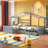 Twin Size House Platform Bed With Three Storage Drawers-721175348