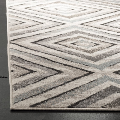 Everlee Geometric Cotton Hand Woven Area Rug