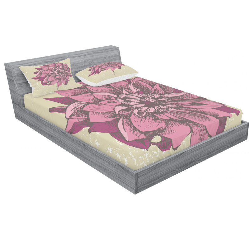 Microfiber Sheet Set, Queen Sheet Set with Fitted Sheet