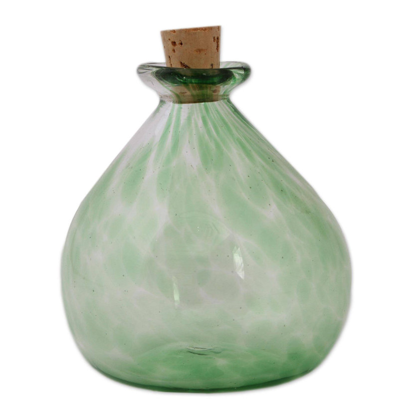Pot en verre recyclé soufflé à la main Middlewich Potion