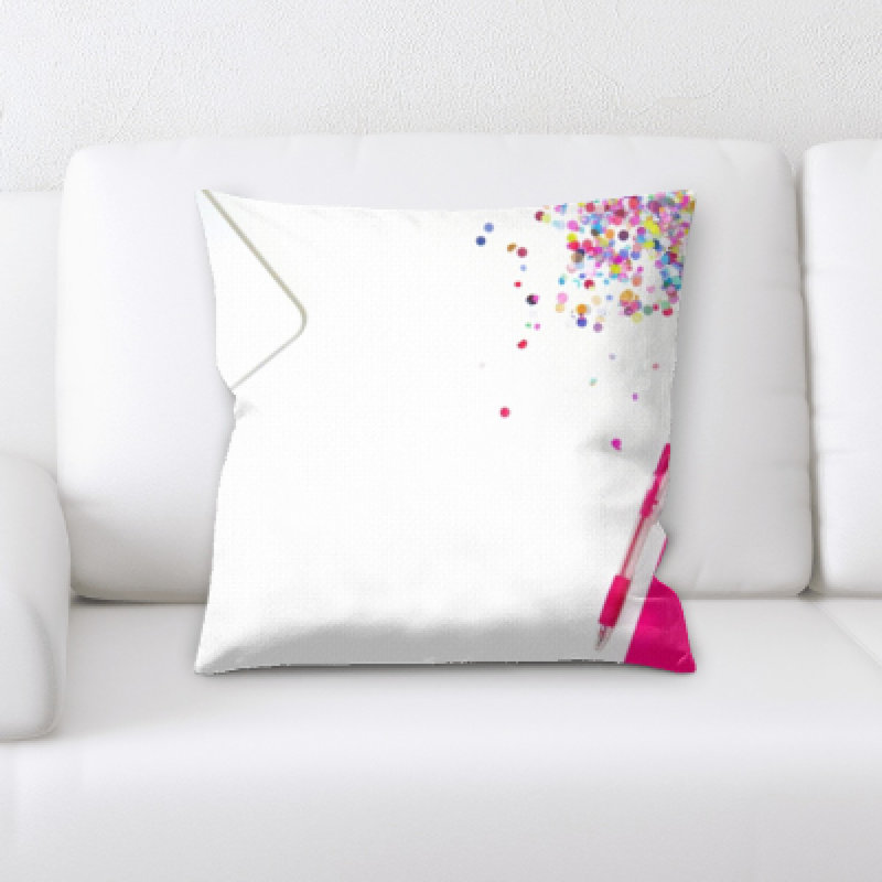 Microsuede Reversible Throw Pillow