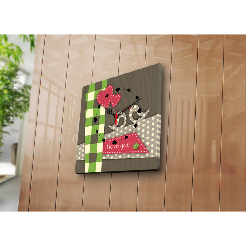 Horloge murale élégante en toile 11 po x 11 po | 100% toile de suède, cadre 100% bois (épaisseur: 1,2 po) | Parfait pour la décoration intérieure, le salon, le bureau, le style intemporel et la fonctionnalité