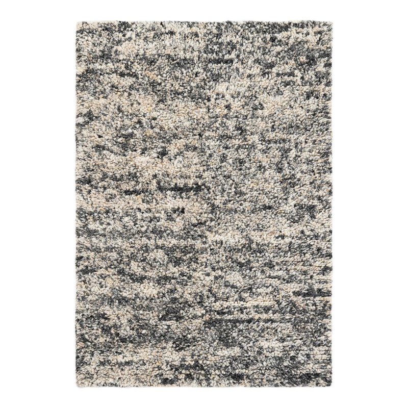 Yanaliz Hand Loomed Wool Indoor Rug, Rectangle 5'1" x 7'1"