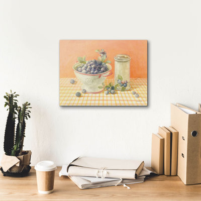 "Epic Graffiti" Fresh Picked Blueberries "par Danhui Nai, art mural sur toile